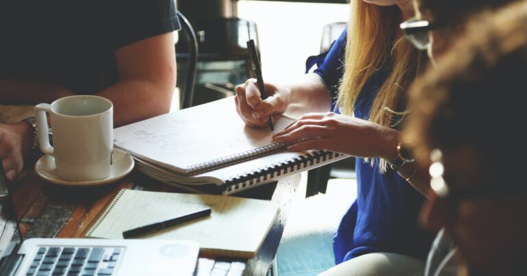 paperwork on desk